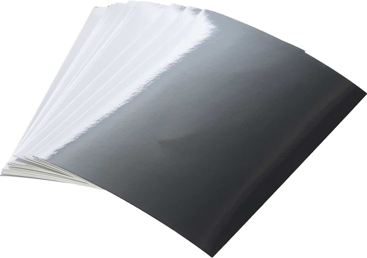 House of Card & Paper karton, A5, 220 g/m² zilver (pak van 12 vellen)