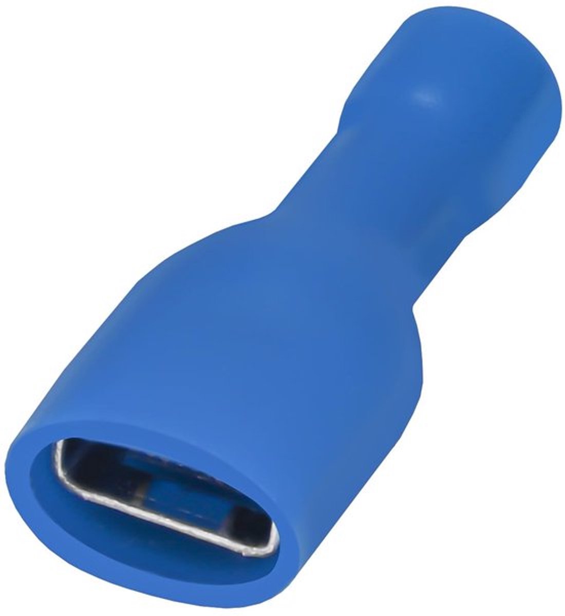 Store_8 - Volledig geïsoleerde kabelclips - 100 Stuks - Blauw - Kabelbevestiging - Geschikt voor 1.5-2.5mm² - 6.3 x 0.8mm