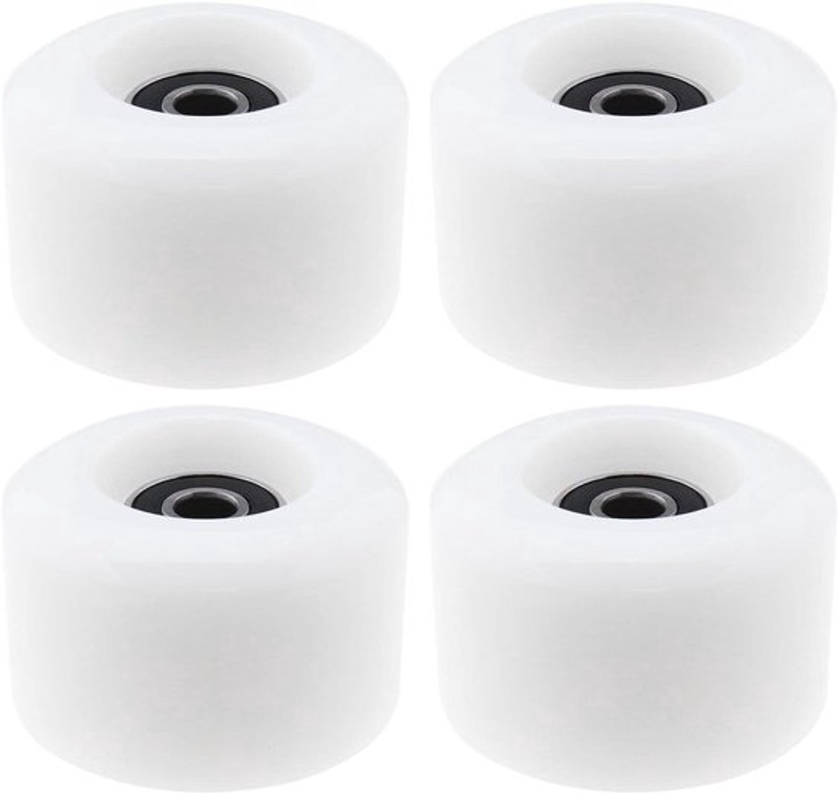 Set van 4 Vervangwielen voor Quad Skates 54 mm Diameter 80A Hardheid met ABEC-9 608RS Lagers - Ideaal voor Stunt en Recreatief Gebruik
