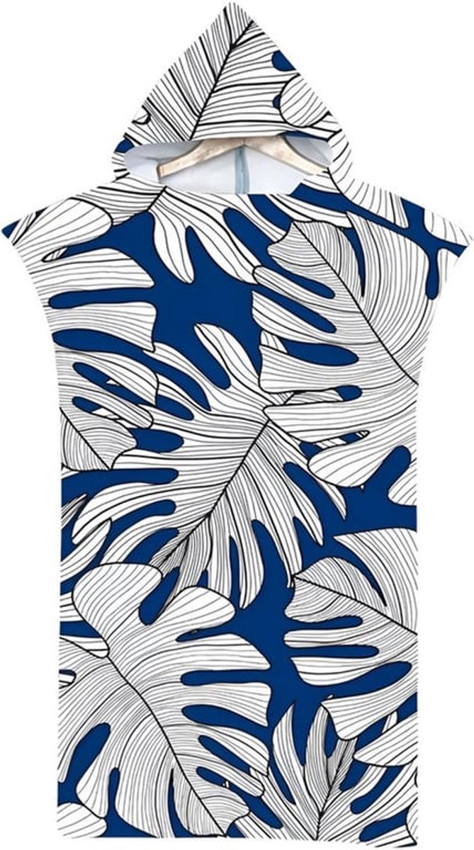 Strandhanddoek met capuchon - Microvezel poncho - Sneldrogend en compact - Mode 3 - Ideaal voor strand en zwemmen - Perfect voor buitenactiviteiten