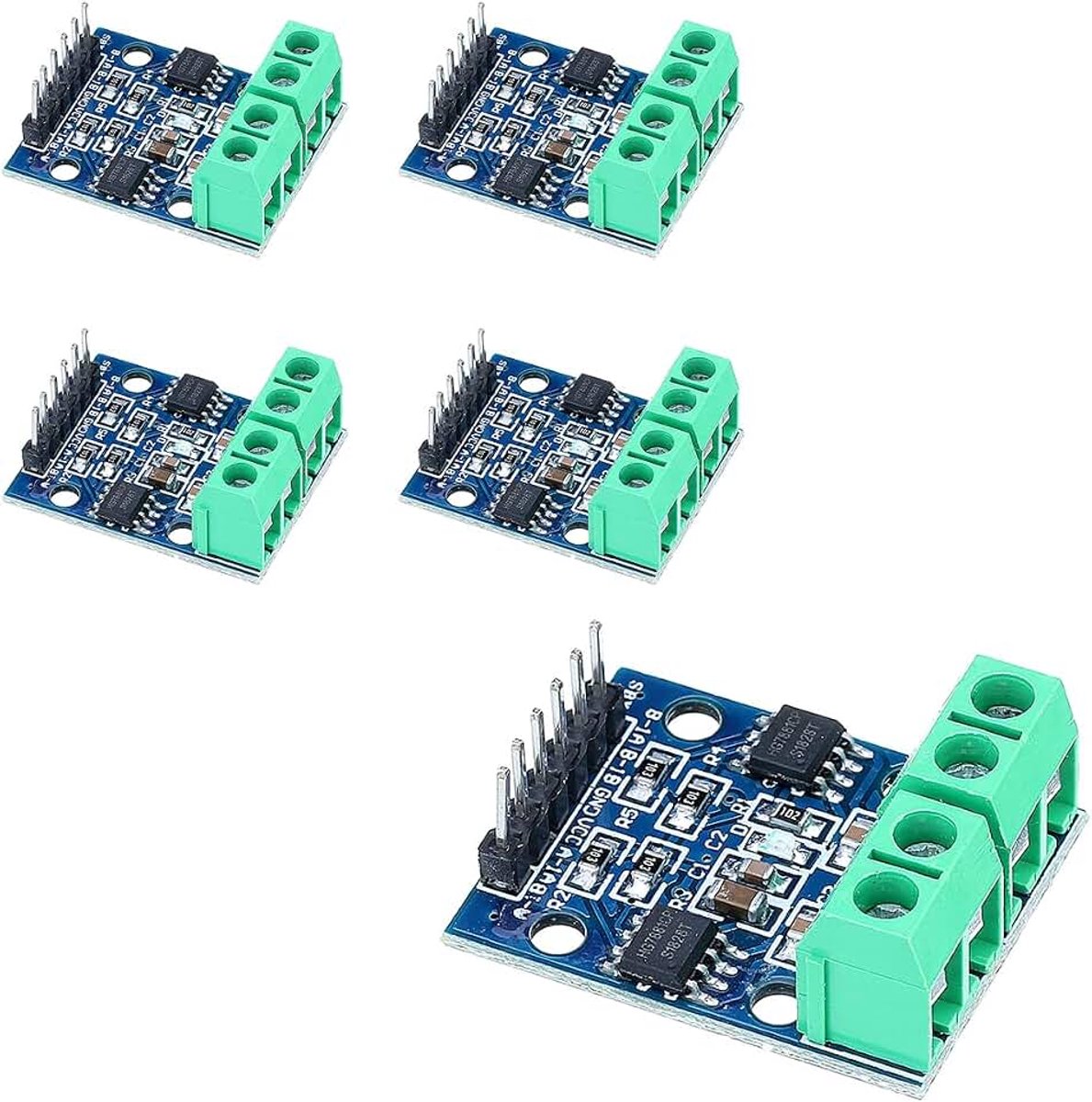 5 STUKS HG7881 800mA Dual DC Motor Driver Controller Board voor Arduino