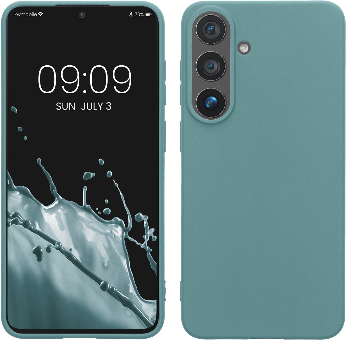 kwmobile telefoonhoesje geschikt voor Samsung Galaxy S26 FE - Hoesje voor smartphone - Back cover in Arctische nacht