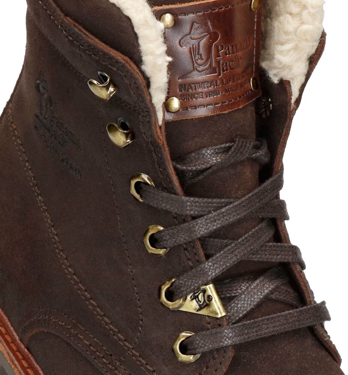 Panama Jack Veterboot P03 Aviator C41 Marron Brown Warm Gevoerd