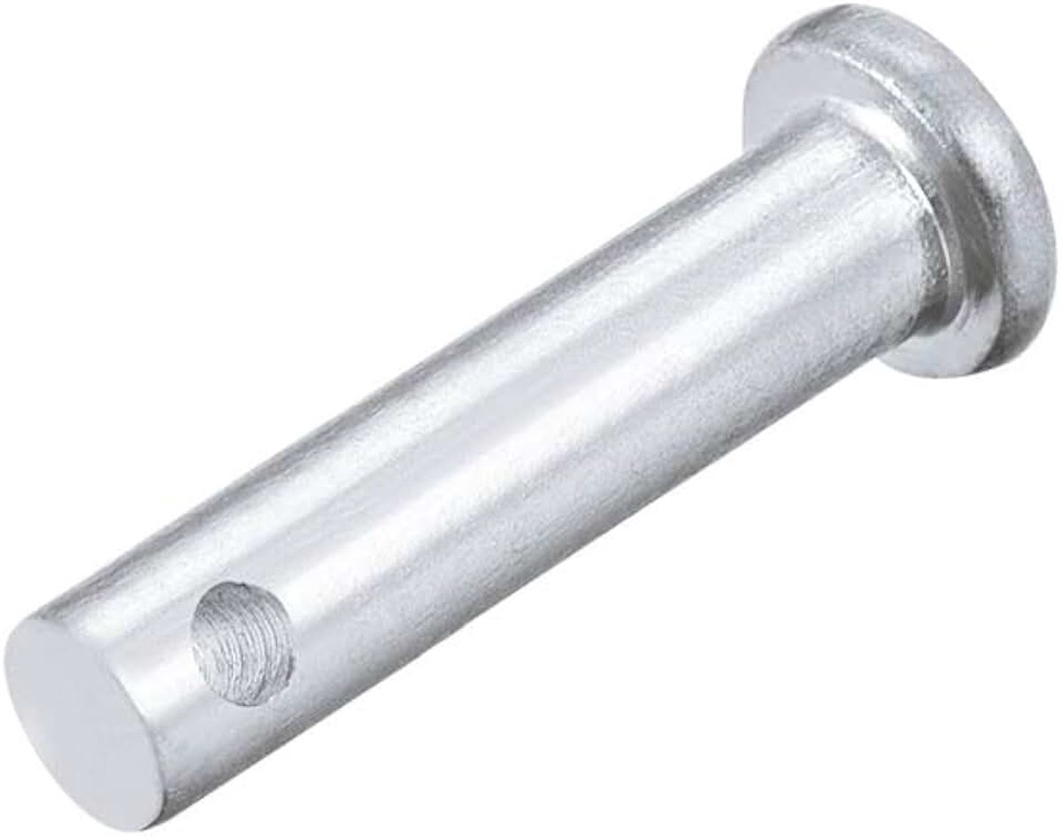 Sourcing map 30 stuks verzonken kop vorkbouten, verzinkt massief staal, 6 mm x 20 mm