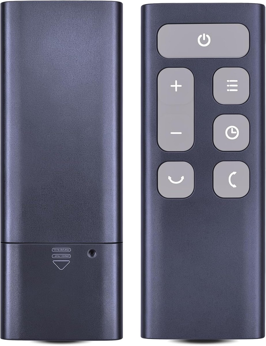 Vervangende afstandsbediening, compatibel met DREO 20 dB smart tafelventilator, TurboPoly staande ventilator 350S - ShopVlot