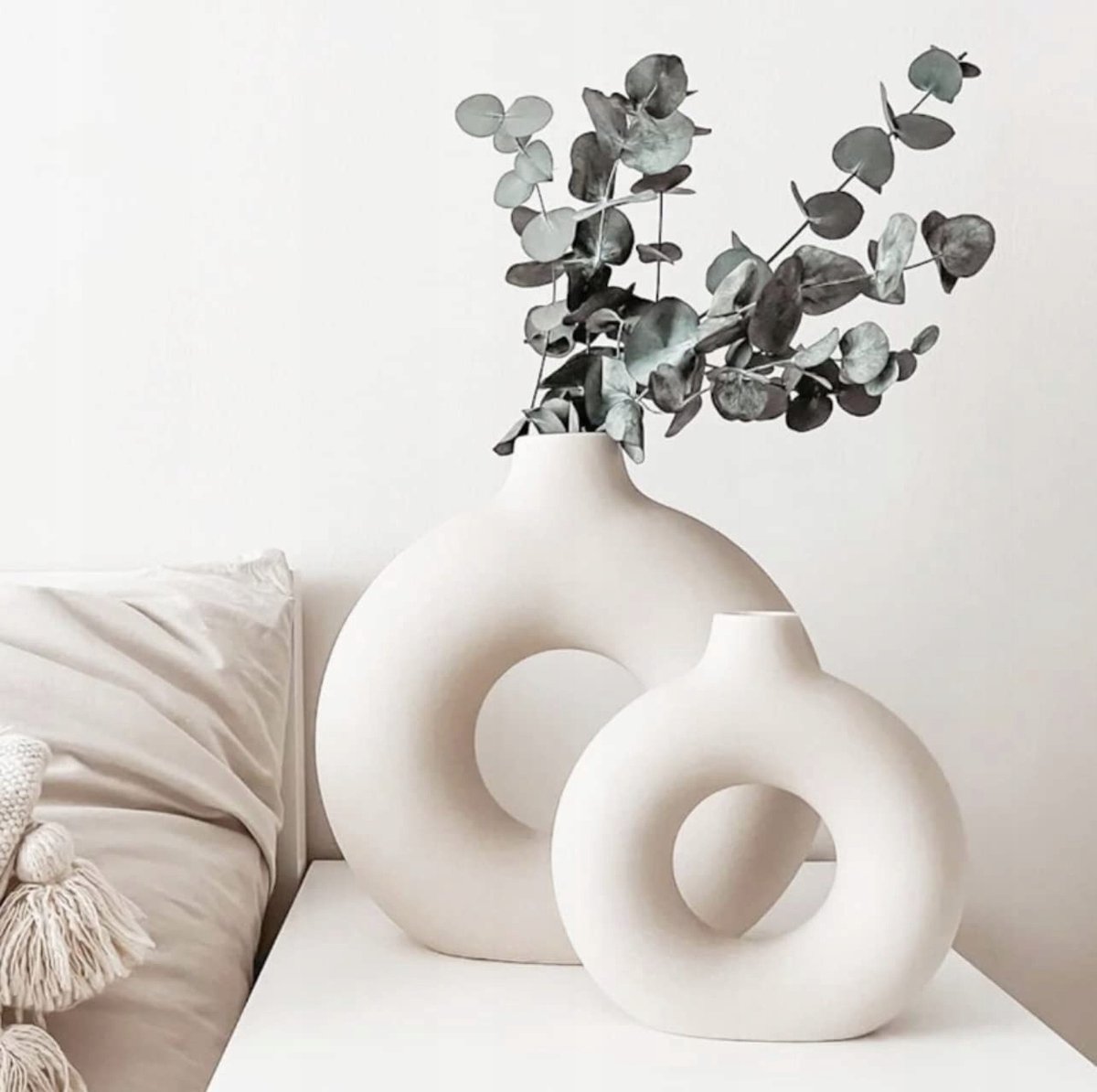 Beinhome Keramische Vaas 23,5 cm - Stijlvolle woondecoratie
