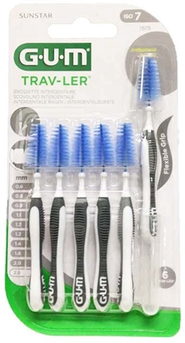 Solidchoice - Interdentale Borstels met Antibacteriële Bescherming, 6 Stuks