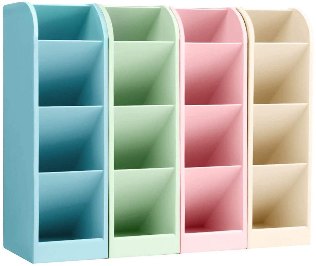 Solidchoice - Set van 4 Multifunctionele Pennenhouders - Organizer voor School en Kantoor