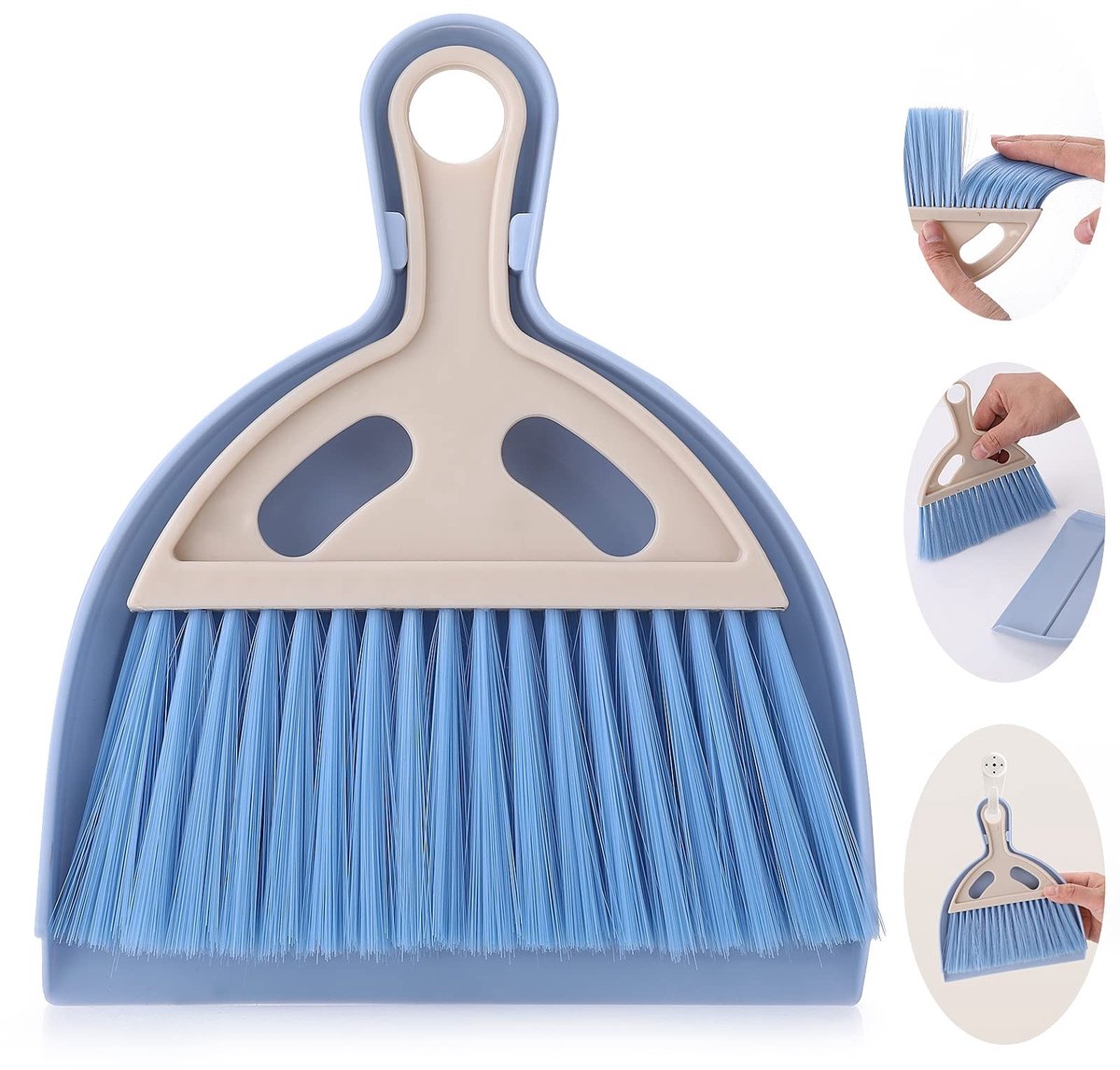 Solidchoice - Mini Bezem en Veegset voor Efficiënt Schoonmaken