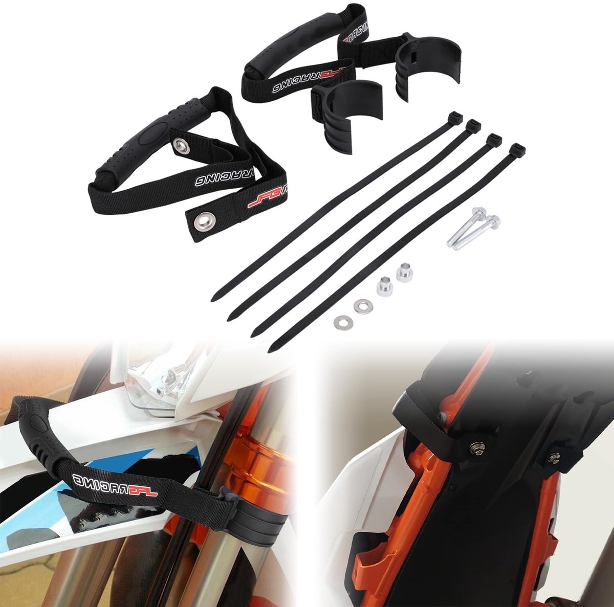 Solidchoice - Reddingsriem voor Motorfiets met Veiligheid