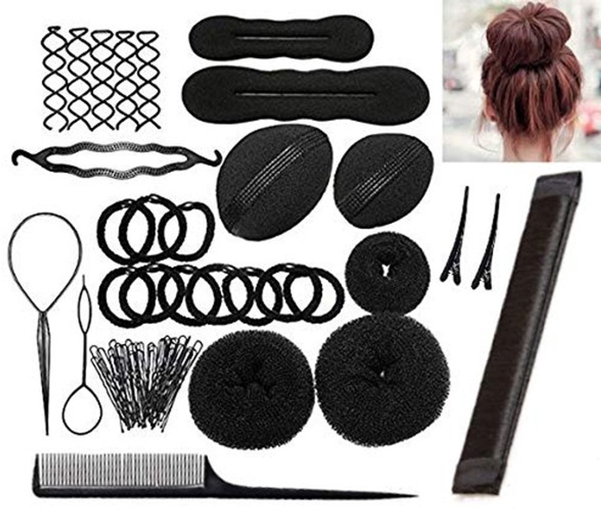 Solidchoice - Kapselhulpset voor Eenvoudige Haarstyling