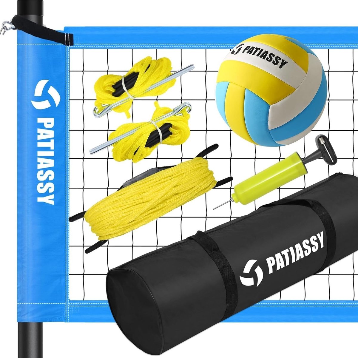 Volleybalnet - Blauw - Voor Buitensporten