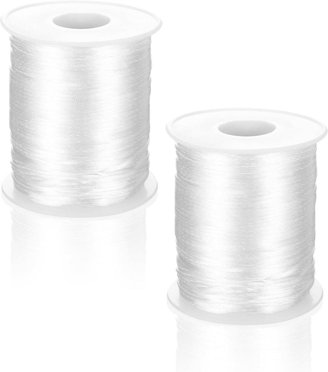 1 - 5 mm × 200 m gevlochten schaduwkoord plissé koord nylon koord jaloezieën blinde kant voor Romeinse blinds aluminium jaloezieën nylon band snoerwikkelaar rolluiken gevlochten vislijn koord scheurvast