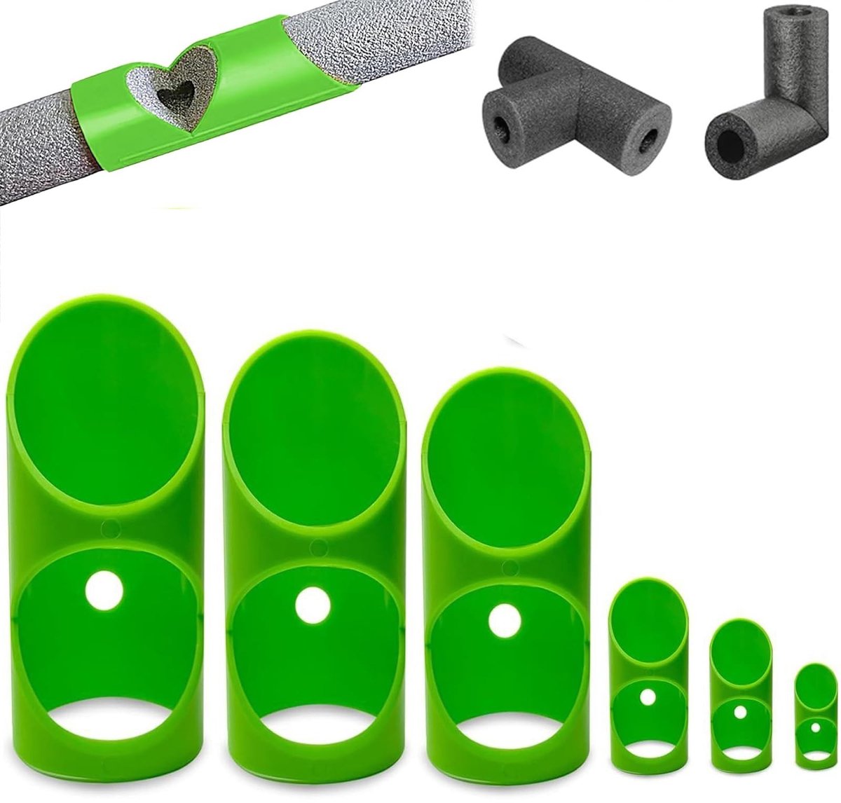 Solidchoice - Schuimsnijder voor Buisisolatie - Snijgereedschap voor Diverse Diameters