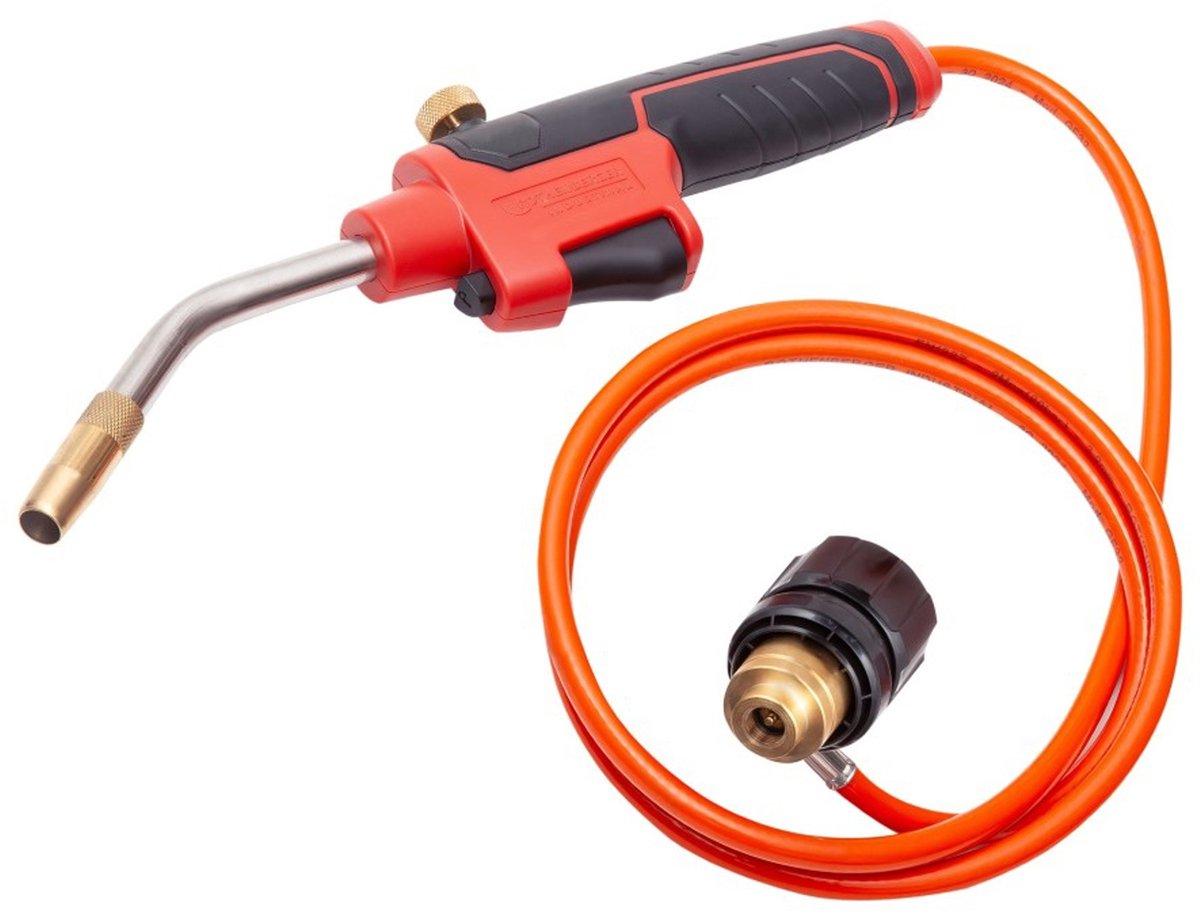 ROTHENBERGER Industrial Multibrander voor aansluiting op schroefgascartouche 7/16"EU + voetsteunset - 1500005570