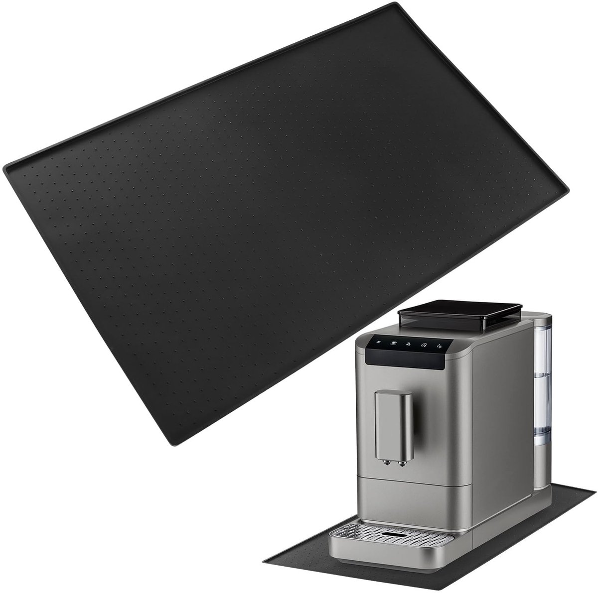 Solidchoice - Siliconenmat voor Koffiezetapparaat - Antislip Onderlegger 48 x 30 cm