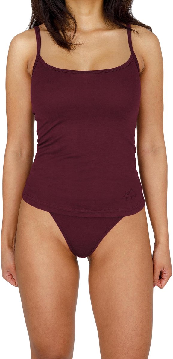 Dames-merino-top met spaghettibandjes „Kyneton“