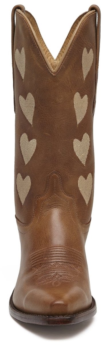 Bootstock Hearts – Dames Cowboylaarzen – Bruin