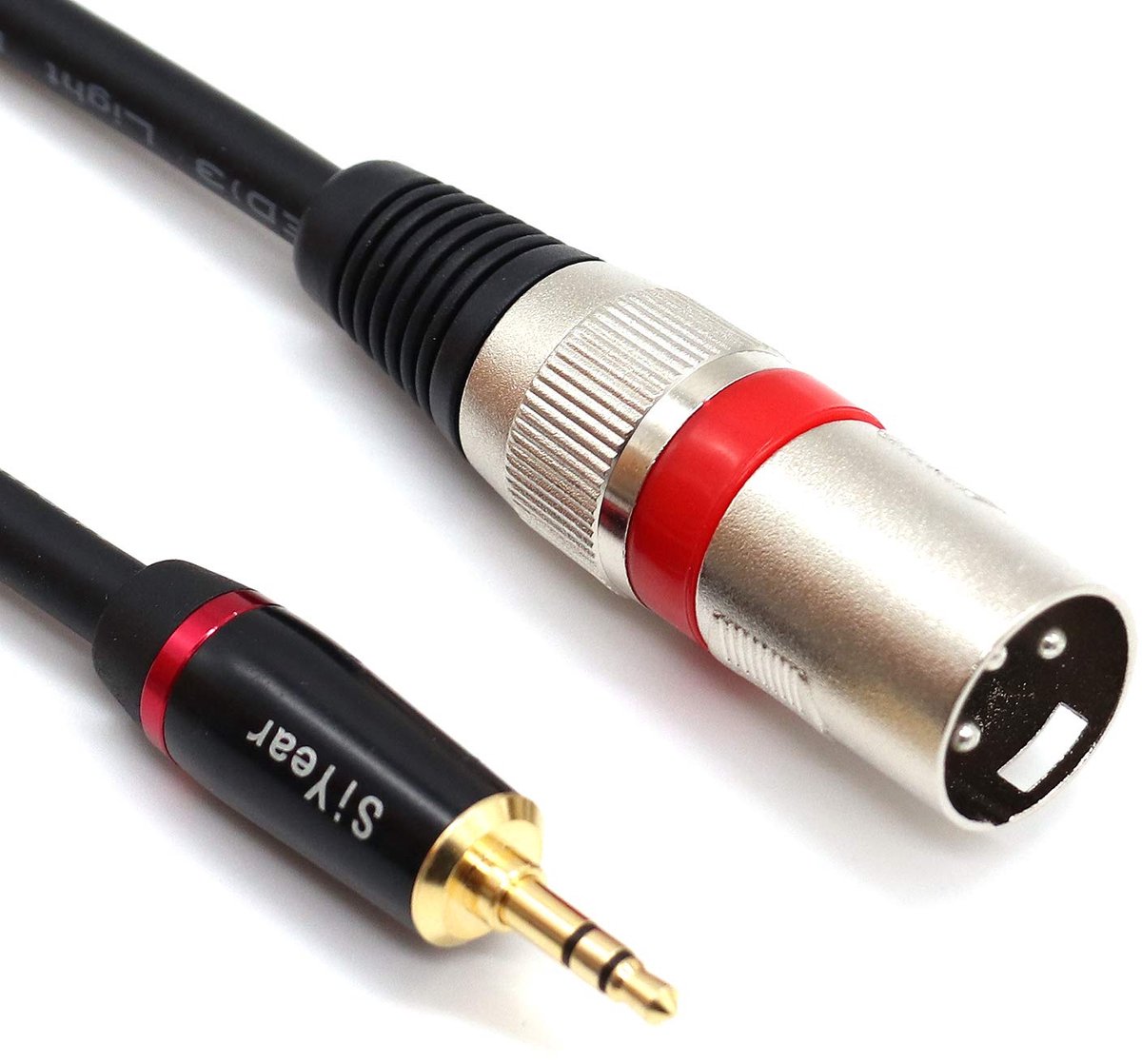 3.5mm Mini Jack Stereo to XLR Male Microphone Cable, Unbalanced 1/8" to XLR 3 Pin Interconnect Cable Cord Adapter (1.5 - ShopVlot