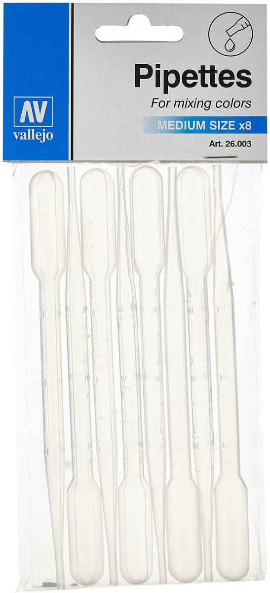 Solidchoice - Pipetten voor Kleuren Mengen, Set van 8 Stuks 3 ml