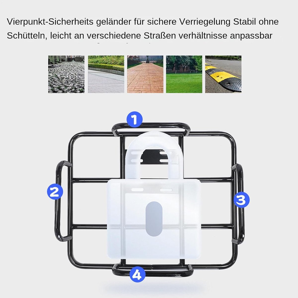 Fietsmand Bagagedrager - Achtermand Fiets - Boodschappen Vervoeren - Versterkt Stalen Frame - 50 x 40 cm - Zwart