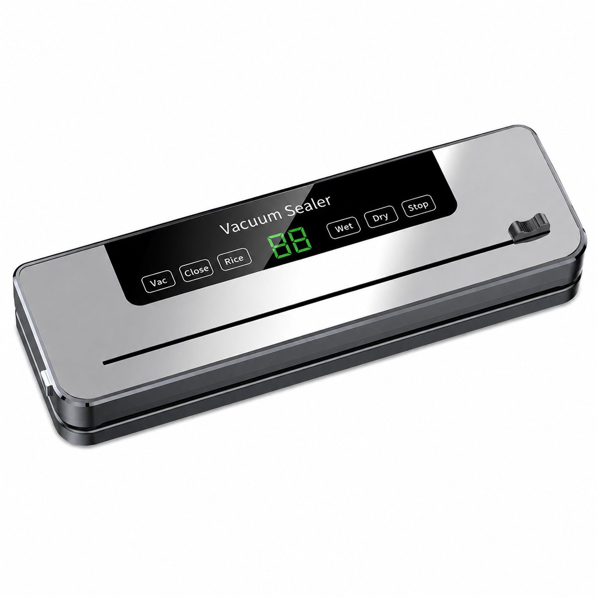 Bruinsma INEX Vacumeermachine Foodsaver - Vacumeermachine - Vacuum Sealer - 5 Modi - 65 kPa - 120W - 35.6Lx11Bx5.5H CM - Zilver