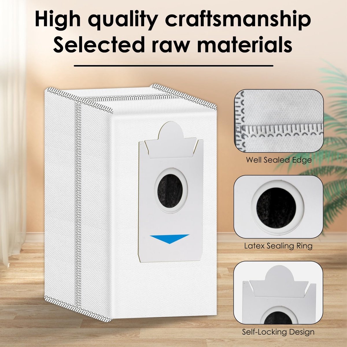 Solidchoice - 15 Stuks Vervangende Stofzakken voor ECOVACS Robotstofzuiger
