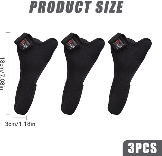 Solidchoice - Set van 3 Elastische Vingerbeschermers voor Vissers van Solidchoice — afbeelding 5