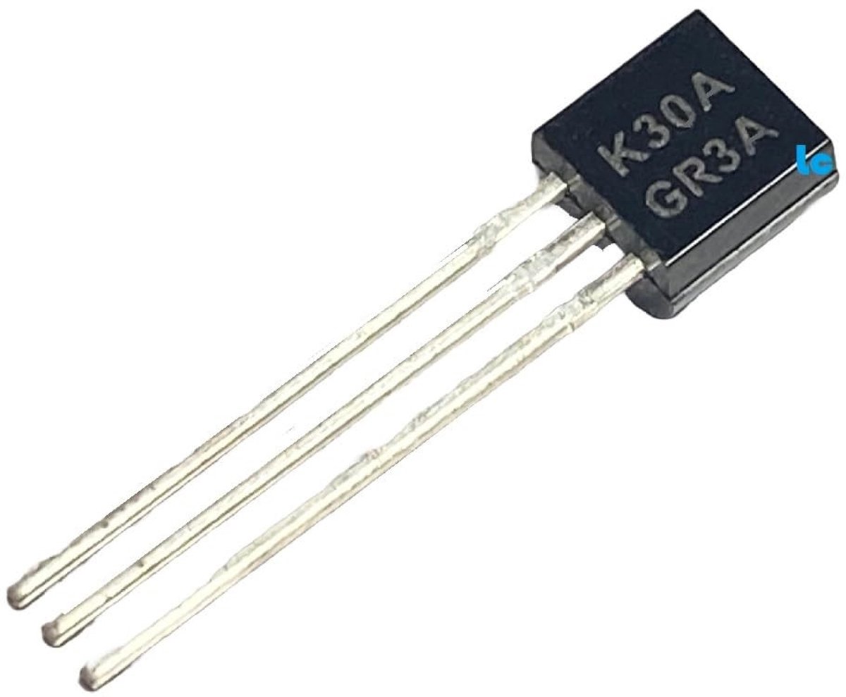 Solidchoice - Transistor 2SK30A-GR JFET in Capsule TO-92, Verpakking van 2 Stuks
