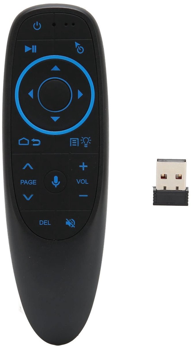 Solidchoice - Voice Afstandsbediening - Multifunctioneel - Gevoelig - BT 5.0 - TV en Luchtbediening - Geschikt voor G10S BT - Compact formaat