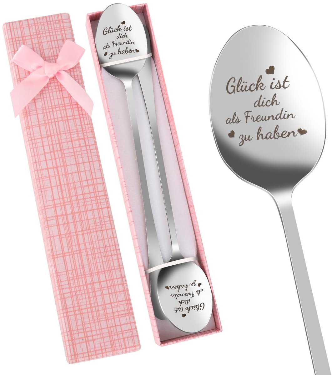 Solidchoice - 2 Stuks Gepersonaliseerde Liefdeslepels voor Volwassenen - Valentijnsdagcadeau