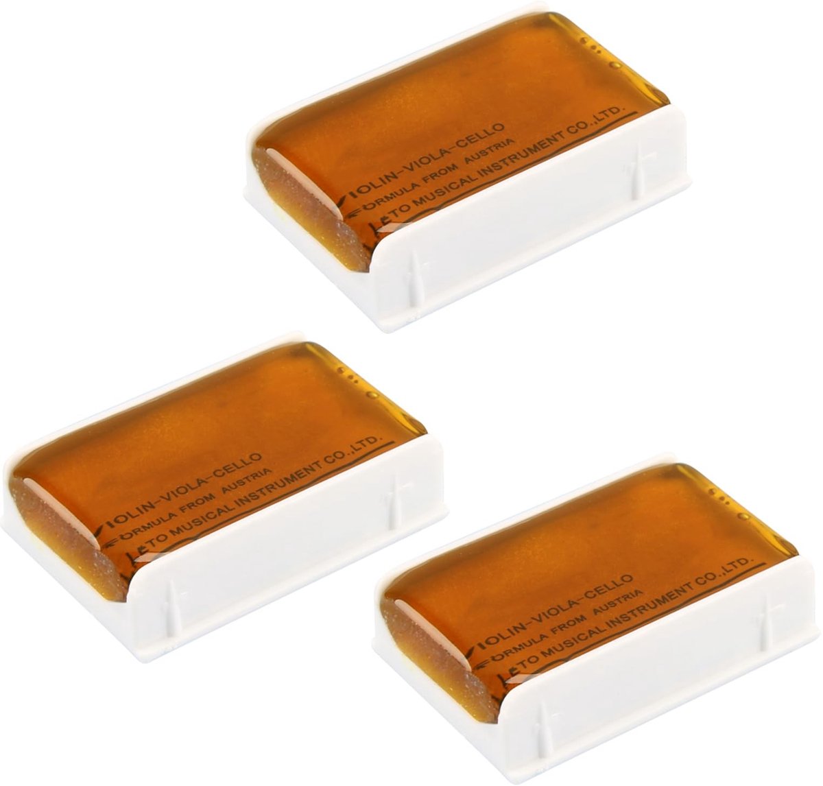 Solidchoice - Natuurlijke Hars voor Strijkinstrumenten, 3 Stuks