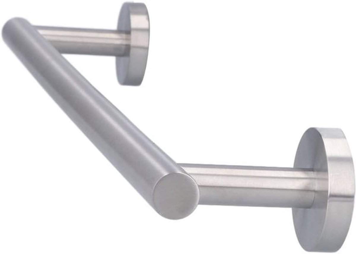 Multifunctionele RVS Handdoekhouder, Wandgemonteerde Handdoekstang voor Badkamer, Keuken en Wasruimte, 45 cm Lengte, Ruimtebesparend en Duurzaam