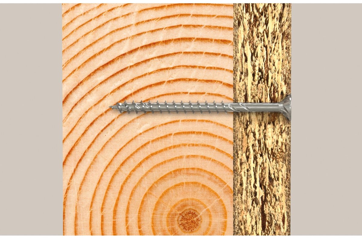 Fischer 300x Power-Fast II FPF II CZP 3,5 x 40 mm BC verzonken kop met kruiskop PZ2 deeldraad galvanisch verzinkt blauw gepassiveerd - 670117