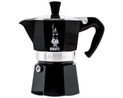 Bialetti Moka Express - Percolator - 3 kops - Aluminium - Zwart