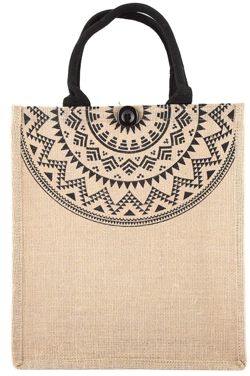 Solidchoice - Jute Tote Tas voor Dagelijks Gebruik, Medium Formaat