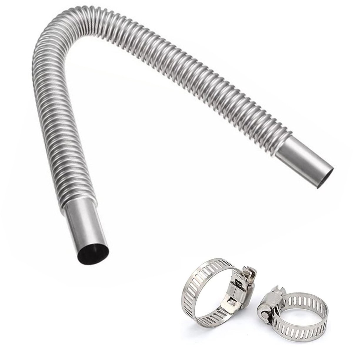 Solidchoice - 60 cm RVS Uitlaatpijp voor Generatoren
