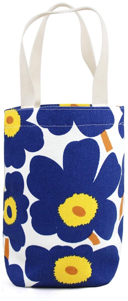 Solidchoice - Herbruikbare Canvas Tote Bag met Bloemenpatroon
