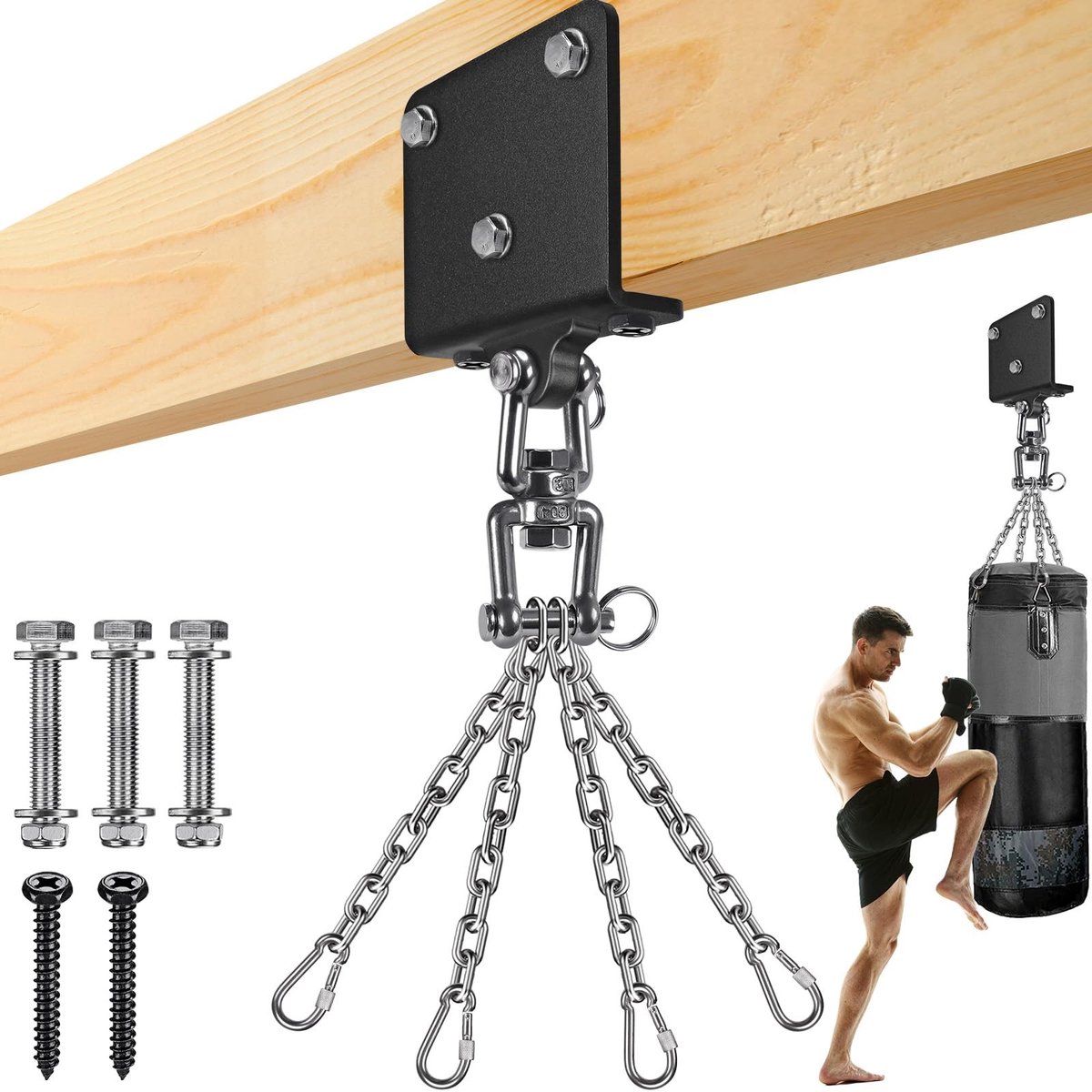 Solidchoice - Heavy Duty Hangbeugel voor Bokszakken tot 1000 lbs