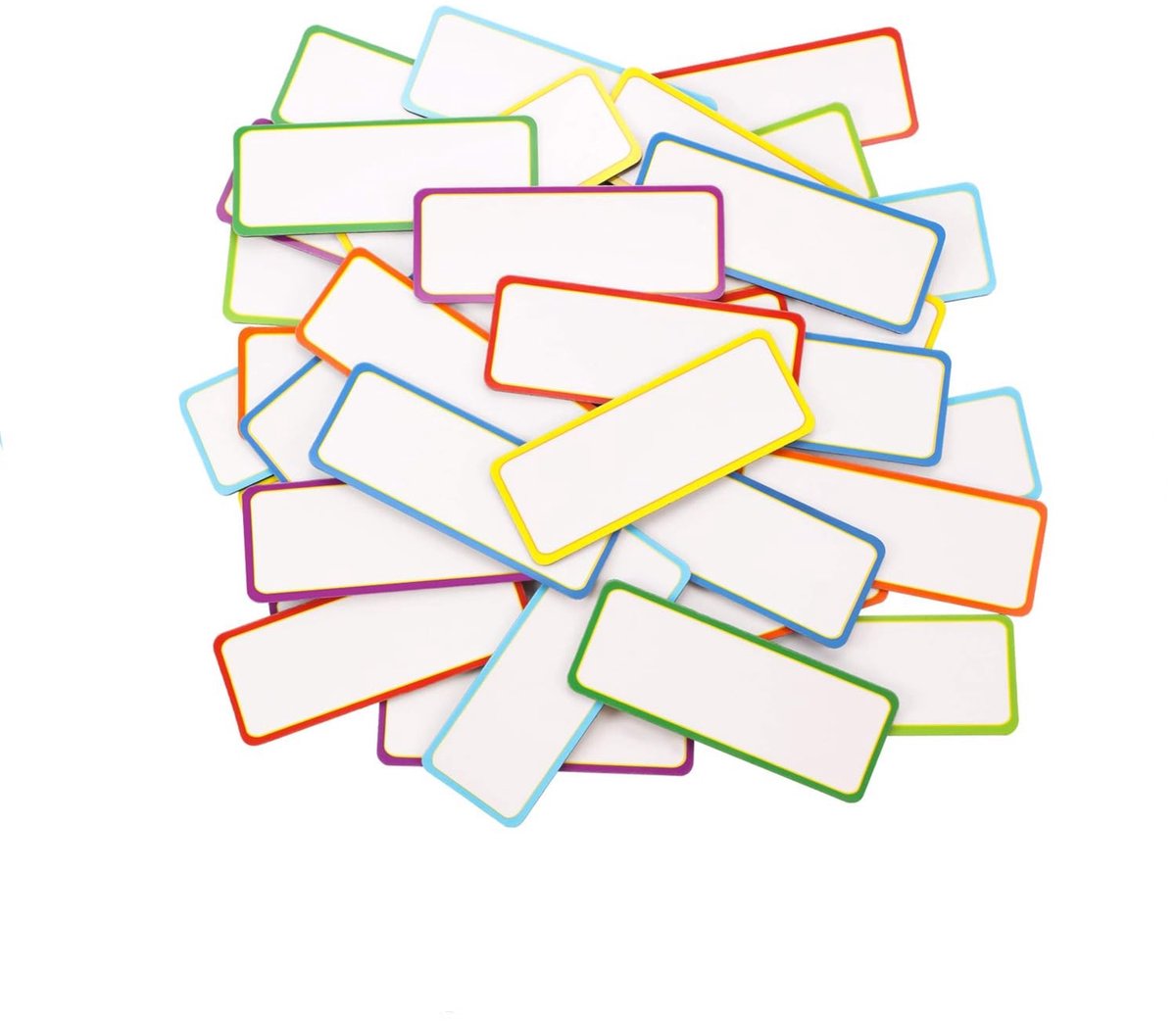 Solidchoice - 30 Stuks Magnetische Labels voor Whiteboard