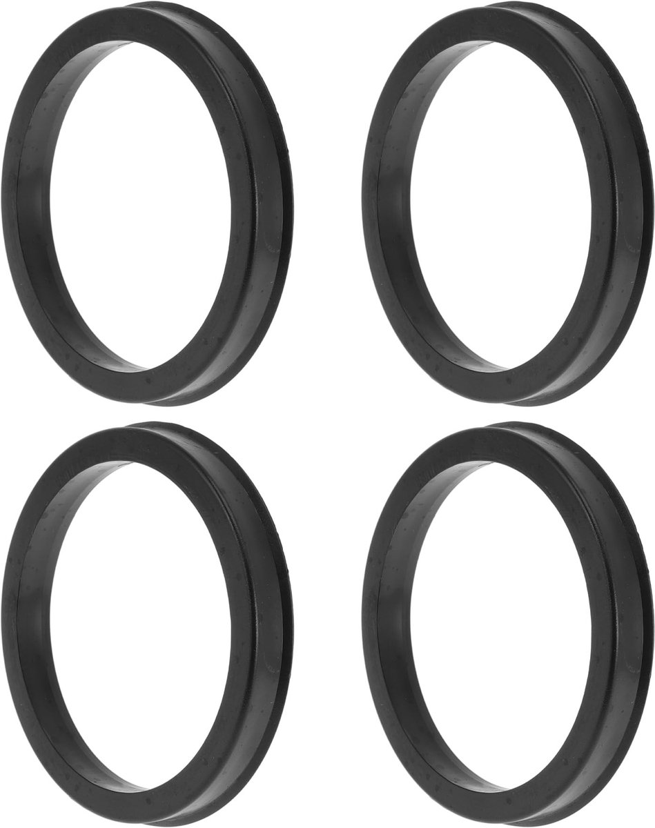 Solidchoice - Auto Wiel Hub Centric Ringen 87.1mm tot 72.1mm Zwart