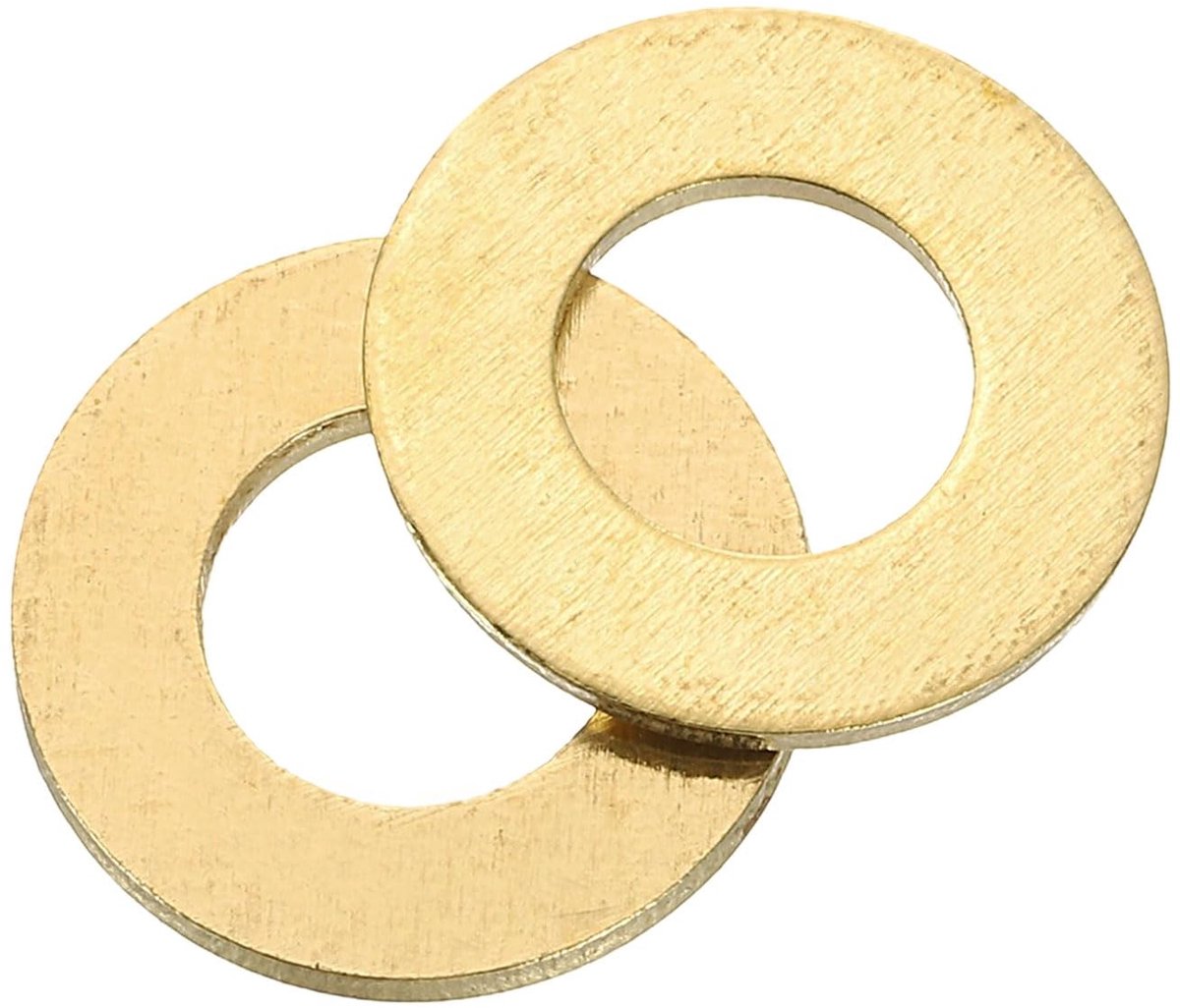 Solidchoice - Set van 40 Messing Sluitringen voor Beveiliging