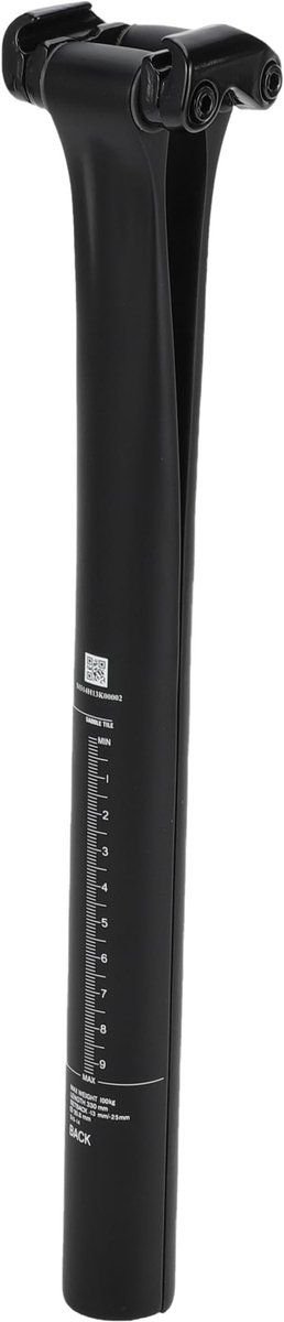 Solidchoice - Fiets Zadelpen 30.8x330mm Verstelbaar in Mat Zwart