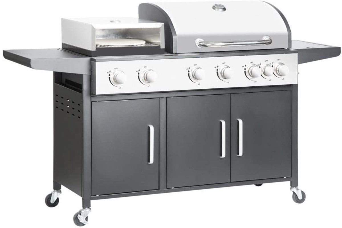 Solidchoice - BBQ Combi Pizza Grill voor Buiten met Stevig Staal