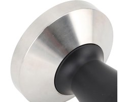 Koffiestamper - Portafilter tamper - Espresso bereiden - Ergonomisch handvat - 58 mm - Zwart