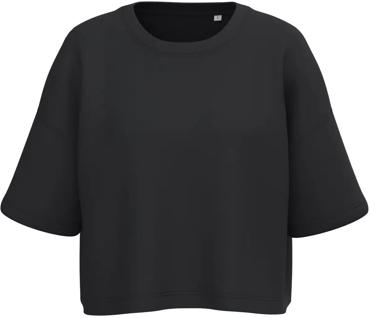 Korte mouw cropped sweatshirt voor dames Proact