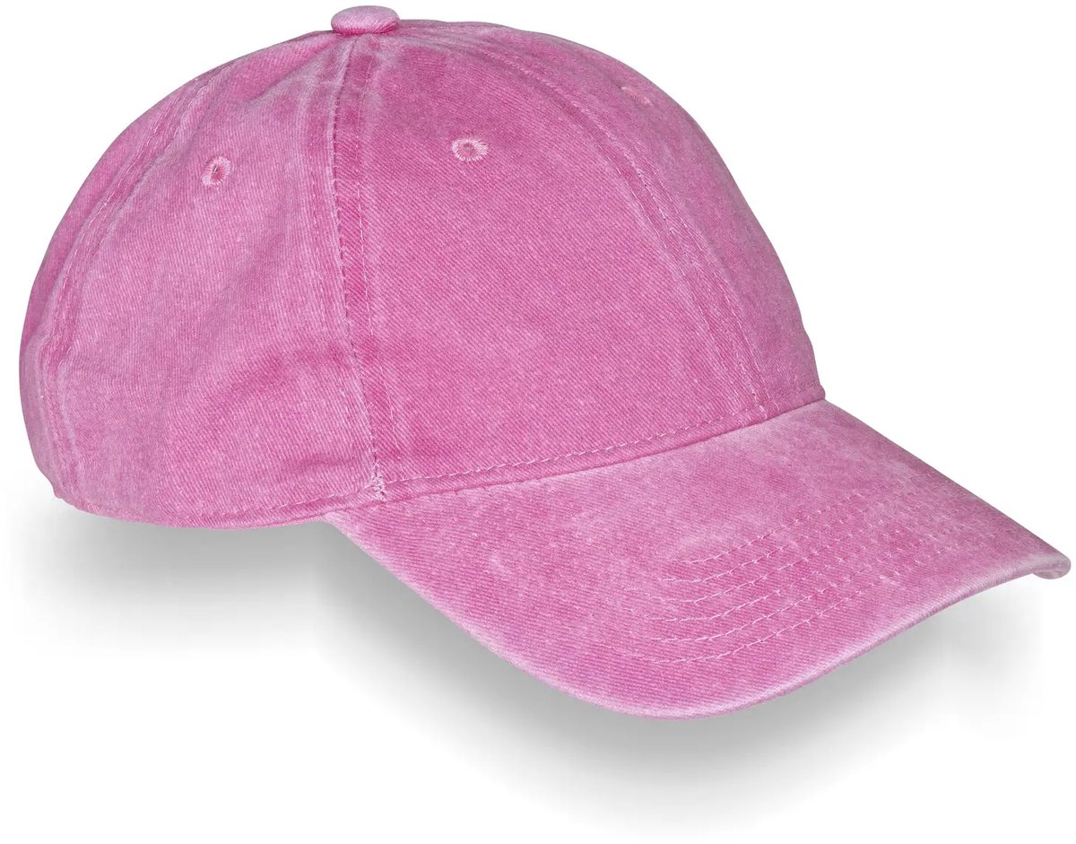 Result Pure Cotton Vintage Cap RH092 - Vintage Pink - One size