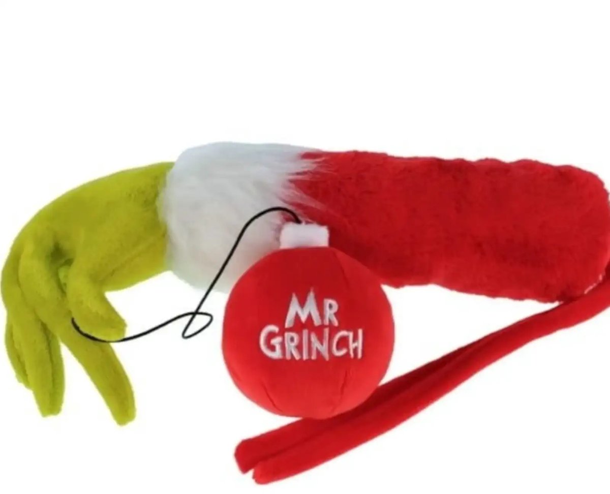 The Grinch arm kerstboomversiering - Pluche Ornament - Fantasie - Verzameling - 45 cm groot