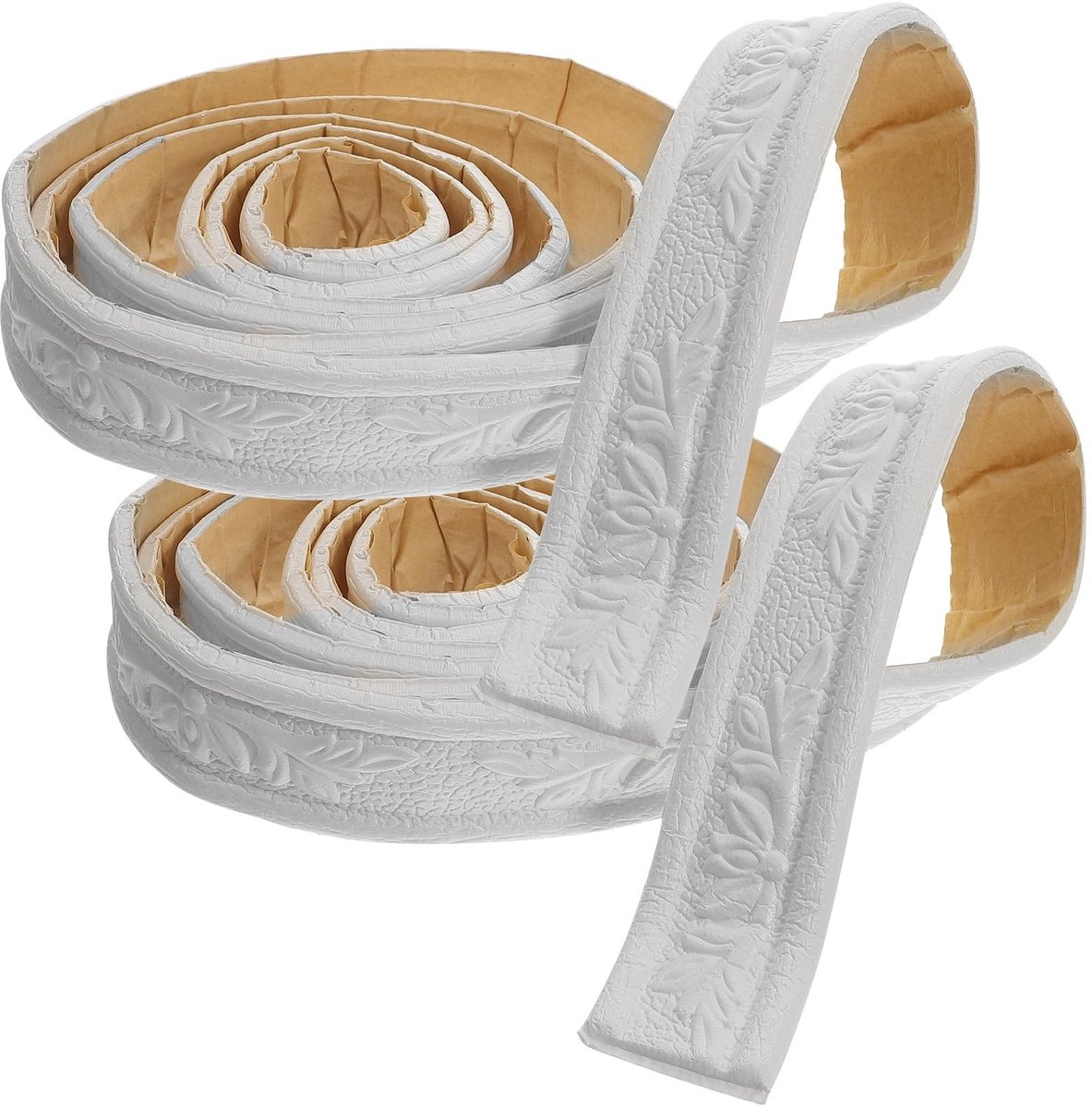 Dailygoods- Wandrand 3D Decoratief - Zelfklevende Plint - Flexibele Schuimstrip - Wanddecoratie voor Thuis - Geschikt voor Gladde Oppervlakken