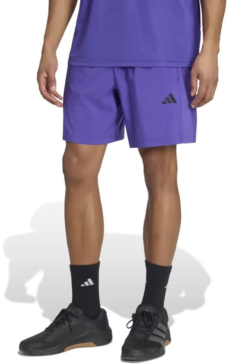 Adidas Workout Essentials Base Woven 9´´ Korte Broek Man Paars